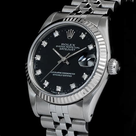 rolex datejust nero|rolex datejust 36mm.